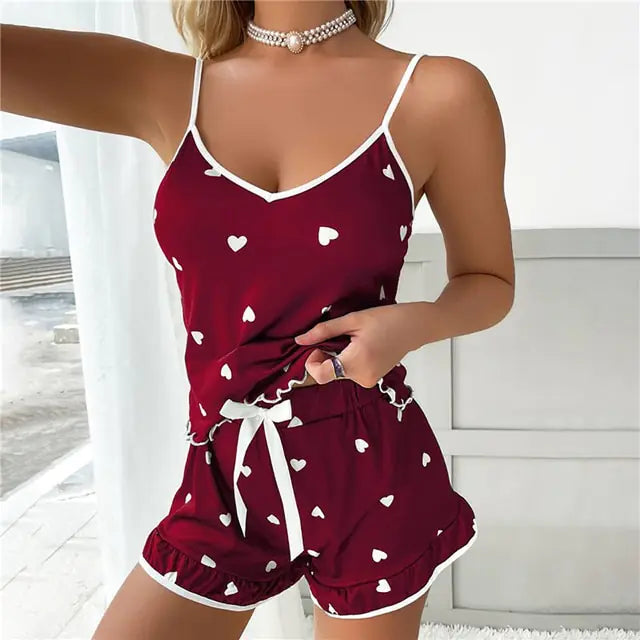 Women's Print Pajama Set