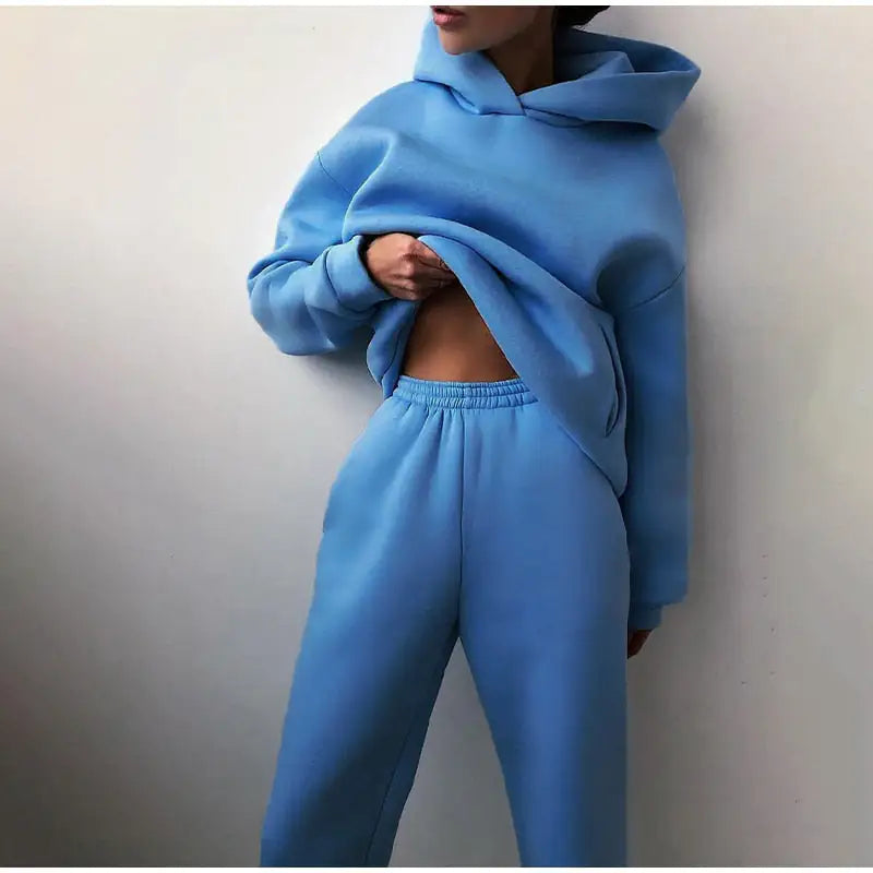 Casual Solid Tracksuit