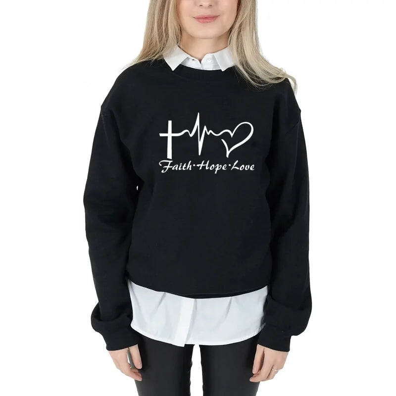 Letter Christian Sweatshirt