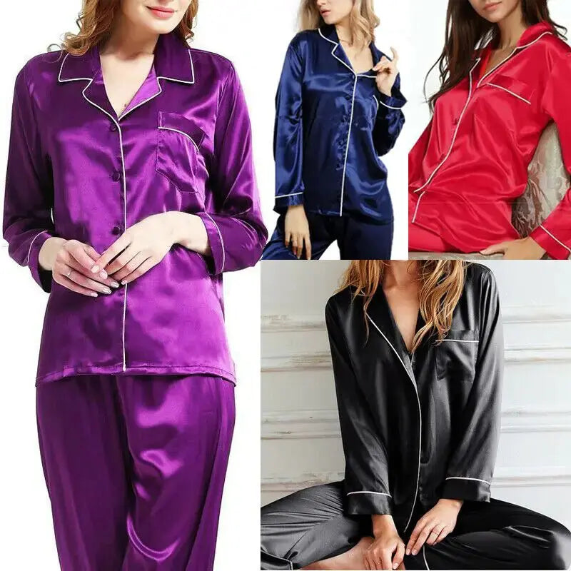 New Lady Satin Pajamas