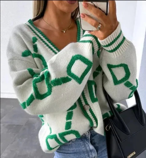 Knit Cardigan Pullover