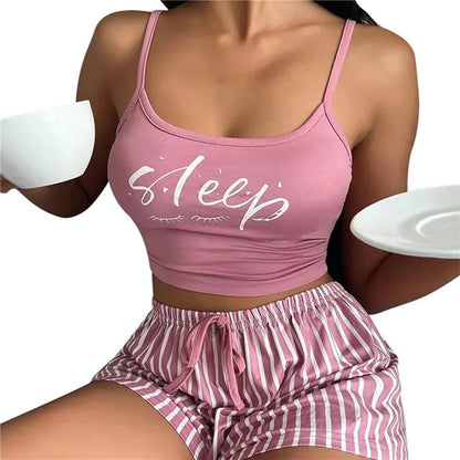 Women's Print Pajama Set