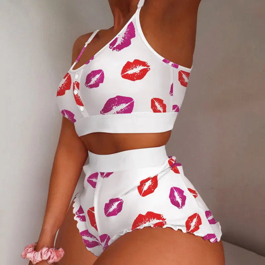 Women's Print Pajama Set