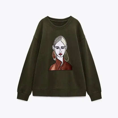 Women Printing Sweatshirts