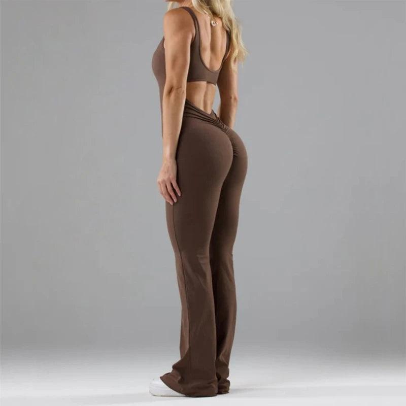 Flared Gym Jumpsuits