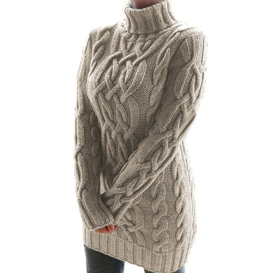 Twist Knitted Sweater Dress