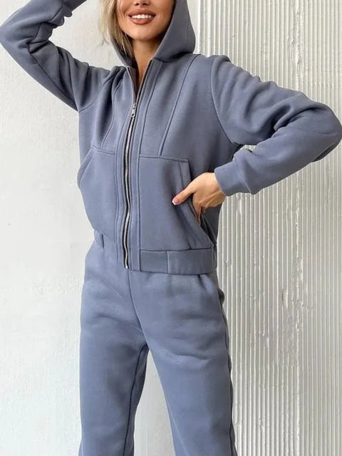 Velvet Tracksuit Set