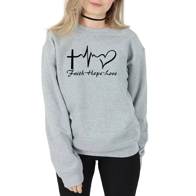 Letter Christian Sweatshirt