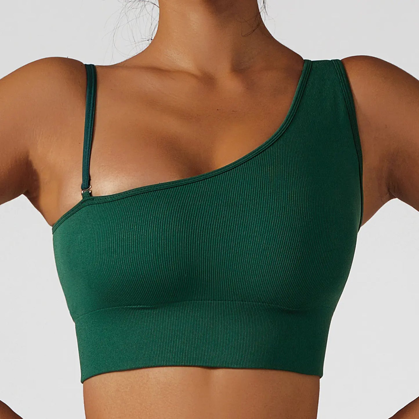 Sexy Oblique Shoulder Yoga Tops