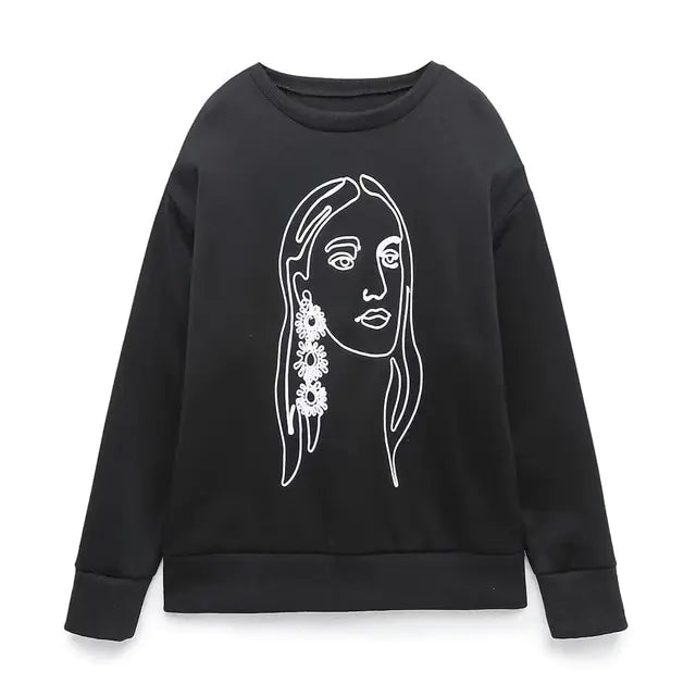 Women Printing Sweatshirts