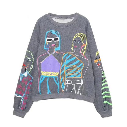 Women Printing Sweatshirts