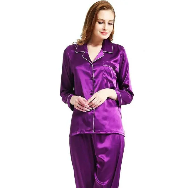 New Lady Satin Pajamas