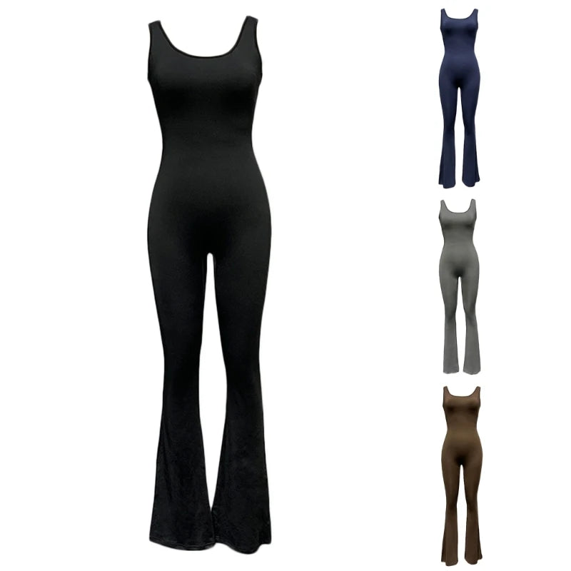 Flared Gym Jumpsuits