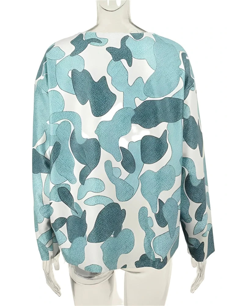 Fall Print Sweatshirt