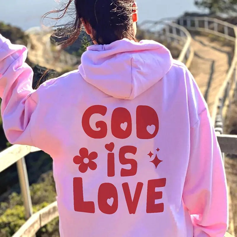 "God Is Love" Hoodies