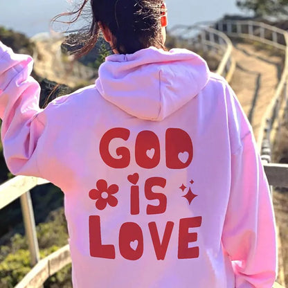 "God Is Love" Hoodies