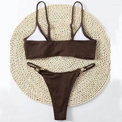 Ribbed Micro Swimwear