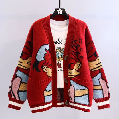 Cartoon Sweater Coat