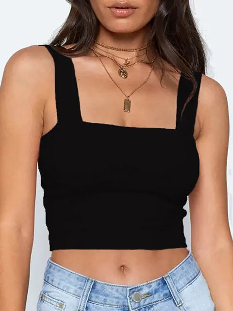 Basic Crop Top Shirt