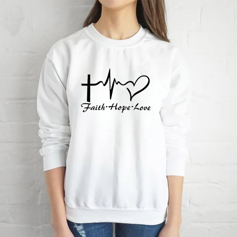 Letter Christian Sweatshirt