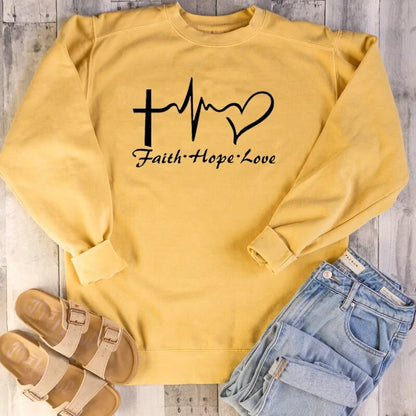 Letter Christian Sweatshirt