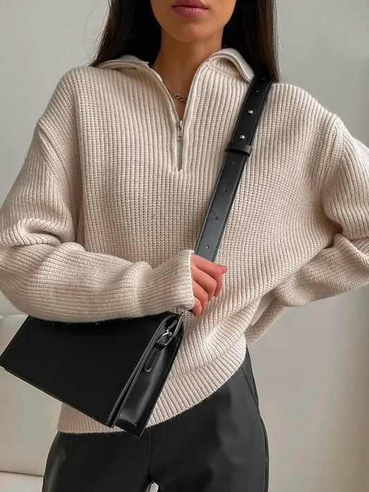 Zipper Sweater