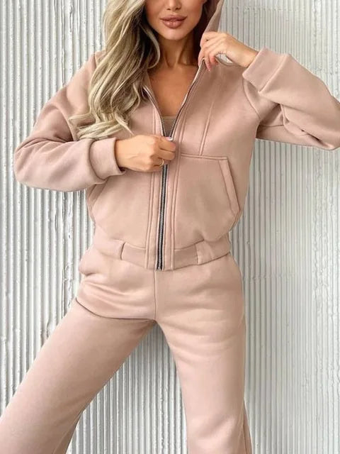 Velvet Tracksuit Set