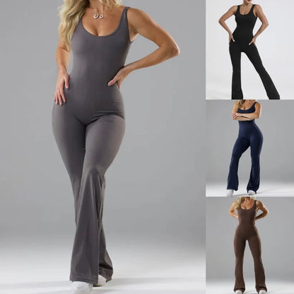 Flared Gym Jumpsuits