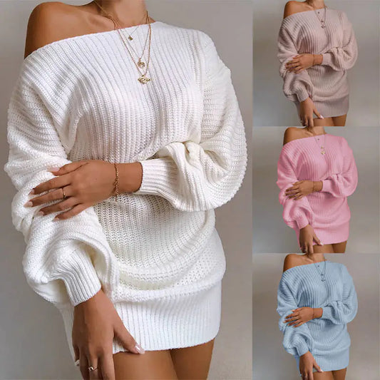 Women's Knitted Sweater Dress